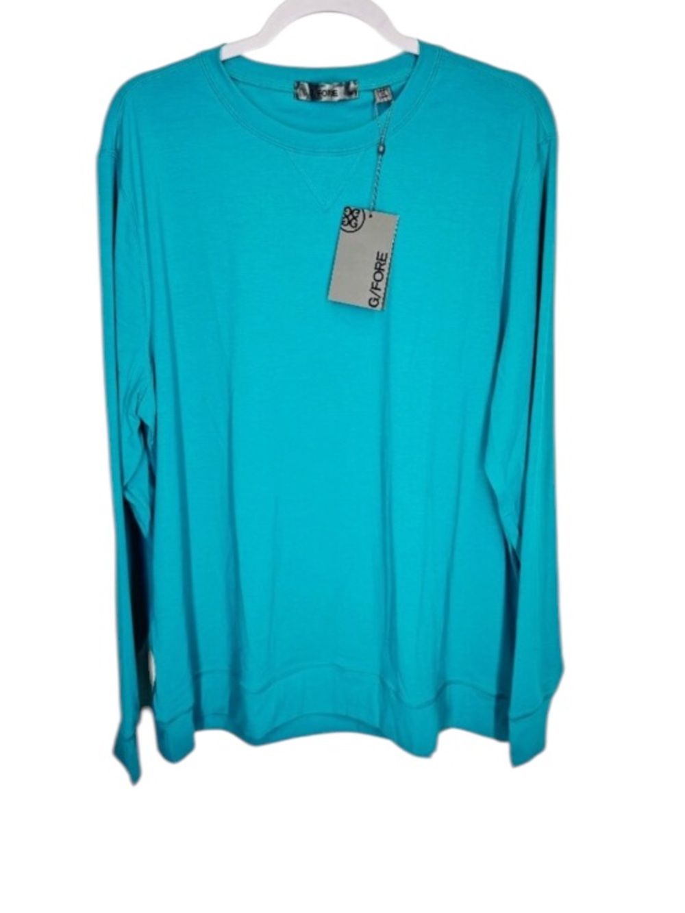 NWT G/FORE Long Sleeve Luxe Crew Neck Tee in Emerald
